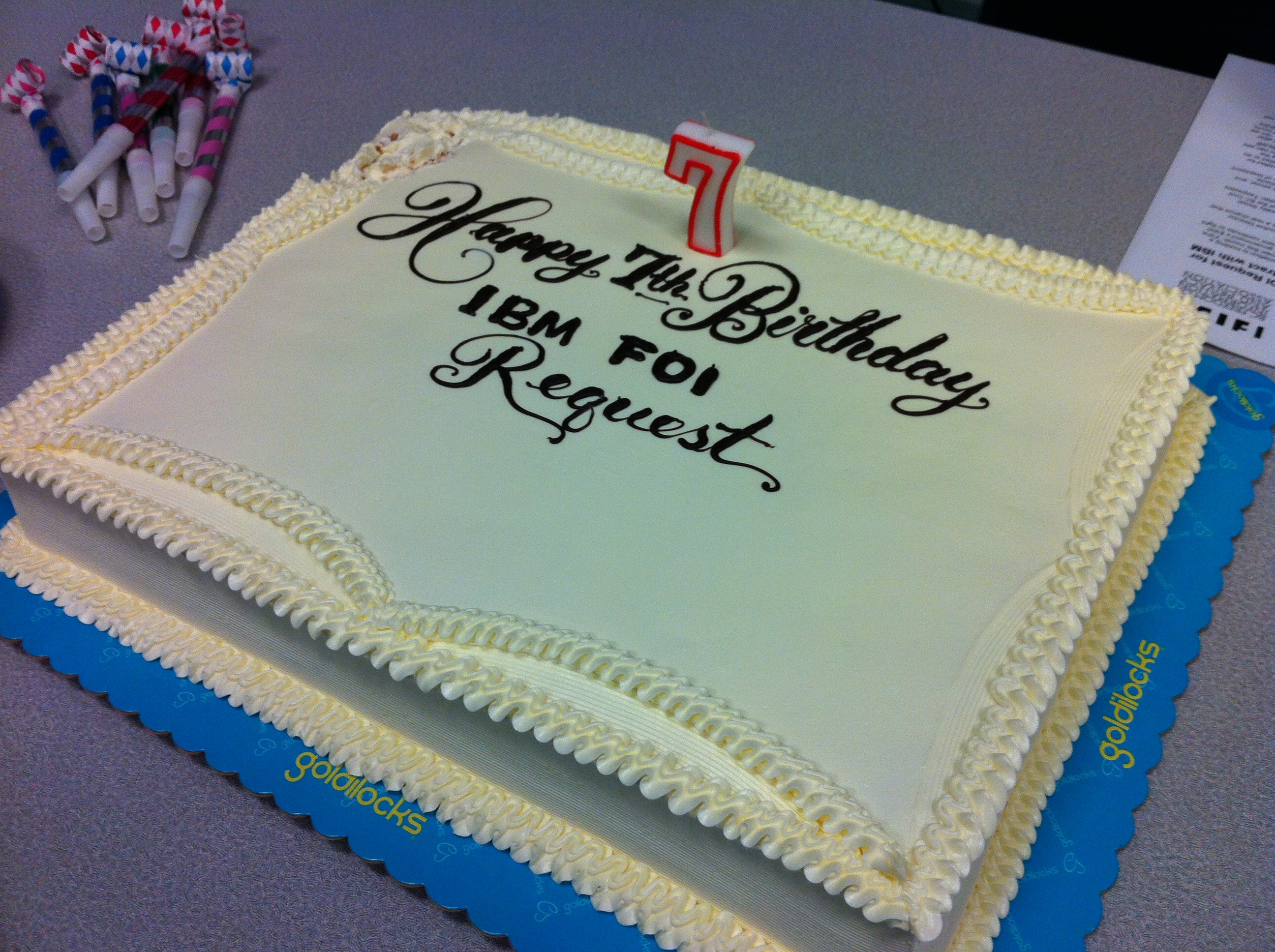 [Image: IBM_FOI_Birthday_cake.JPG]